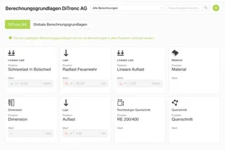 Berechnungsgrundlagen
